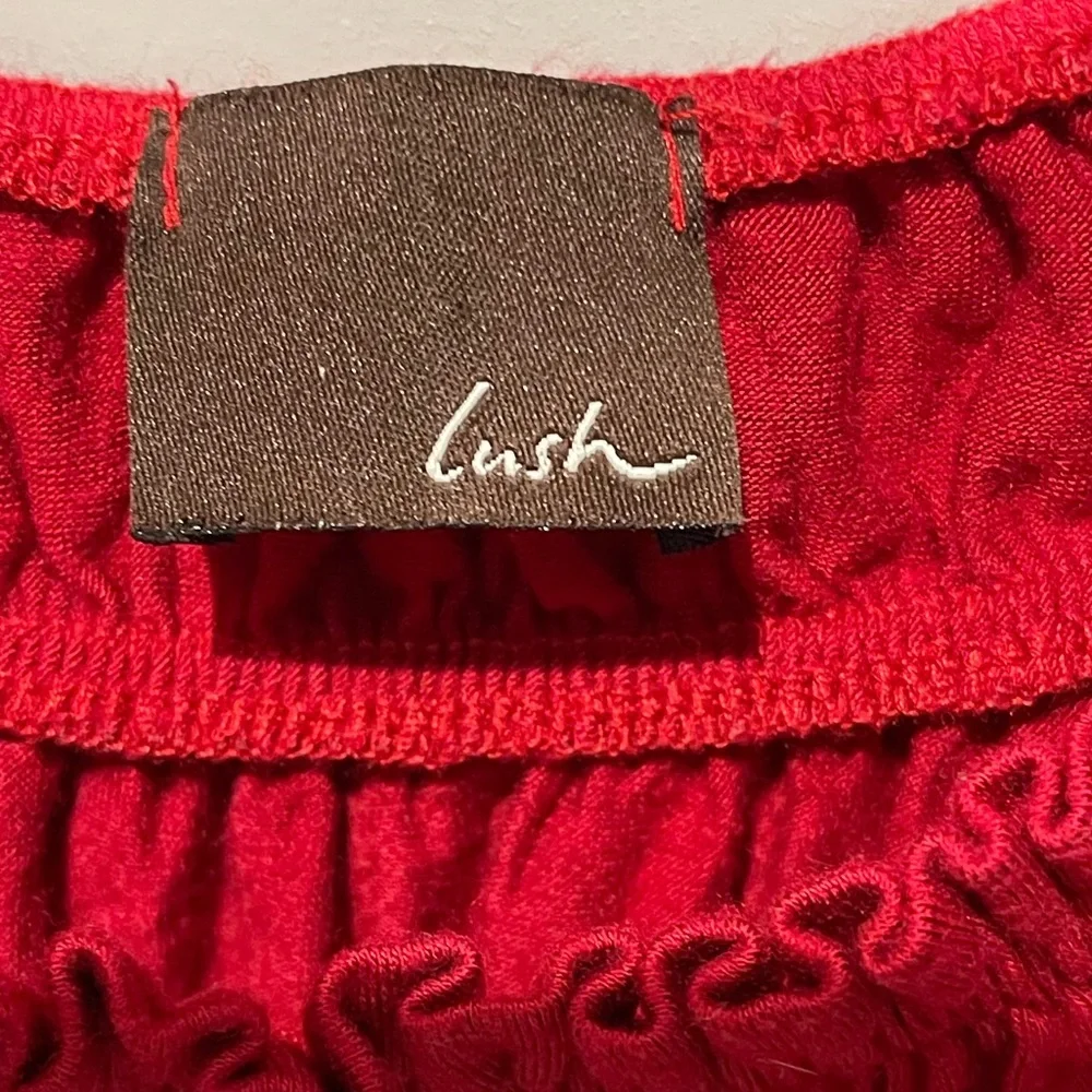 Lush Ruffle Mini Dress